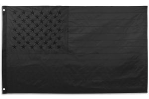 USA (Blackout) Embroidered Flag 3x5ft