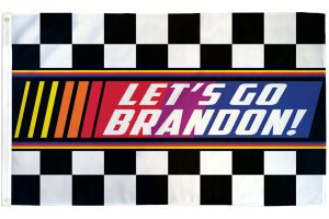 Let's Go Brandon (Checkered) Flag 3x5ft Poly