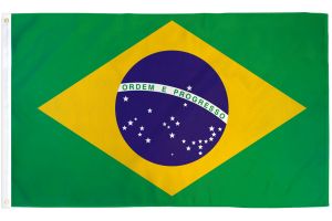 Brazil Flag 3x5ft Poly