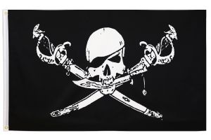 Brethren of the Coast Pirate Flag 3x5ft Poly 