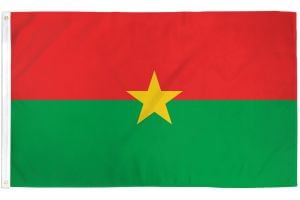 Burkina Faso Flag 2x3ft Poly