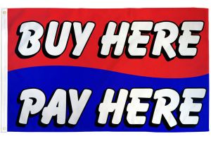 Buy Here Pay Here Flag 3x5ft Poly