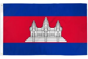 Cambodia Flag 3x5ft Poly 