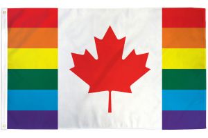 Canada (Rainbow) Flag 3x5ft Poly