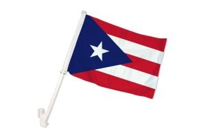 Puerto Rico Double-Sided Car Flag