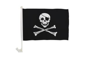 Pirate (Regular) Single-Sided Car Flag
