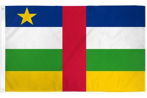 Central African Republic Flag 3x5ft Poly