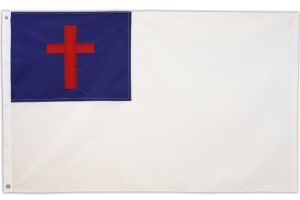 Christian Embroidered Flag 3x5ft