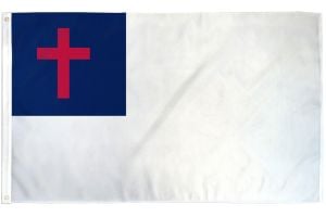 Christian Flag 3x5ft Poly