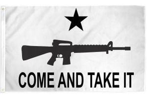 Come and Take It (Rifle White) 3x5ft DuraFlag