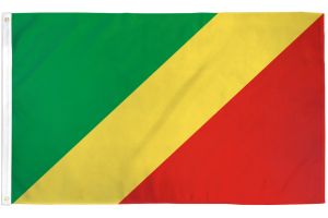 Congo Republic Flag 3x5ft Poly
