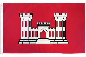 Corps of Engineers  Flag 3x5ft Poly
