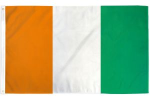 Cote D'Ivoire (Ivory Coast) Flag 3x5ft Poly