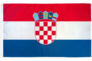Croatia Flag 3x5ft Poly