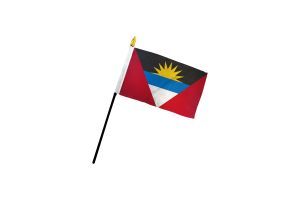 Antigua & Barbuda 4x6in Stick Flag