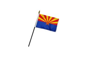 Arizona 4x6in Stick Flag