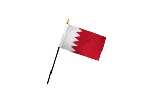 Bahrain 4x6in Stick Flag