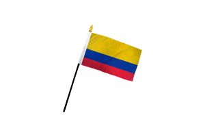 Colombia 4x6in Stick Flag