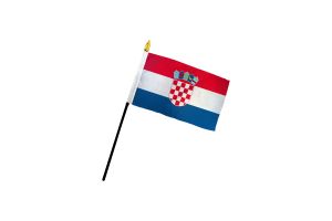 Croatia 4x6in Stick Flag