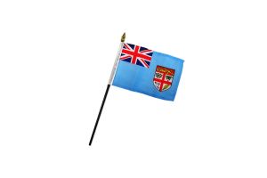 Fiji 4x6in Stick Flag