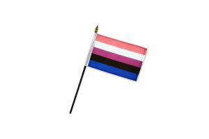 Genderfluid 4x6in Stick Flag