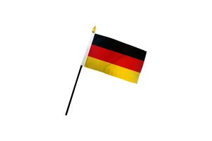Germany 4x6in Stick Flag