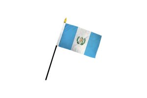 Guatemala 4x6in Stick Flag