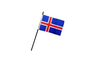 Iceland 4x6in Stick Flag