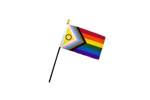 Inclusive Pride 4x6in Stick Flag