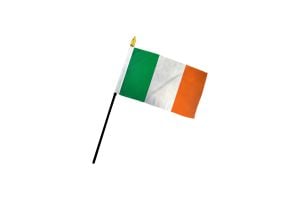 Ireland 4x6in Stick Flag