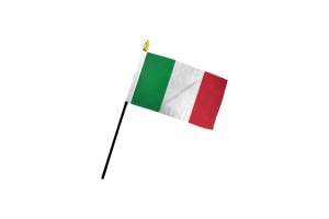 Italy 4x6in Stick Flag
