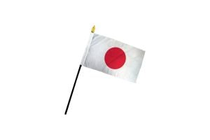 Japan 4x6in Stick Flag