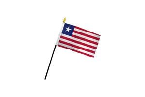 Liberia 4x6in Stick Flag