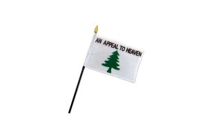 Liberty Tree 4x6in Stick Flag