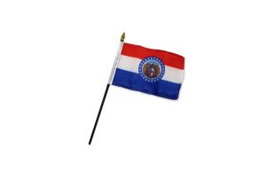 Missouri 4x6in Stick Flag