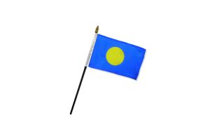 Palau 4x6in Stick Flag