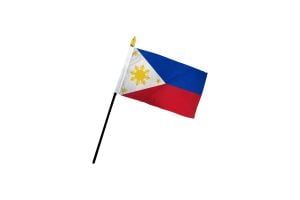 Philippines 4x6in Stick Flag