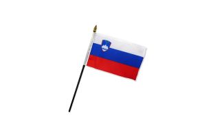 Slovenia 4x6in Stick Flag