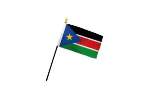 South Sudan 4x6in Stick Flag