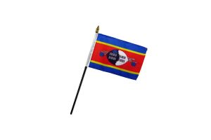 Eswatini (Swaziland) 4x6in Stick Flag