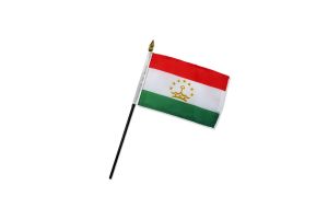 Tajikistan 4x6in Stick Flag