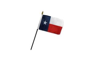 Texas 4x6in Stick Flag