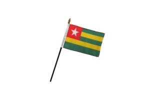 Togo 4x6in Stick Flag