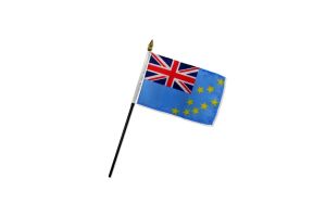 Tuvalu 4x6in Stick Flag