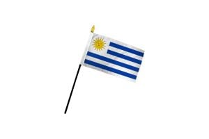 Uruguay 4x6in Stick Flag