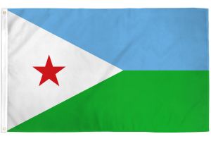 Djibouti Flag 2x3ft Poly
