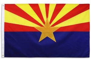 Arizona Embroidered Flag 3x5ft