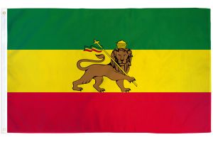Ethiopia (Lion) Flag 2x3ft Poly