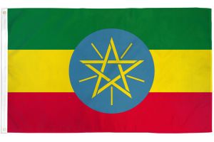 Ethiopia (Star) Flag 2x3ft Poly
