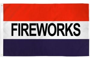 Fireworks (RWB) Flag 3x5ft Poly